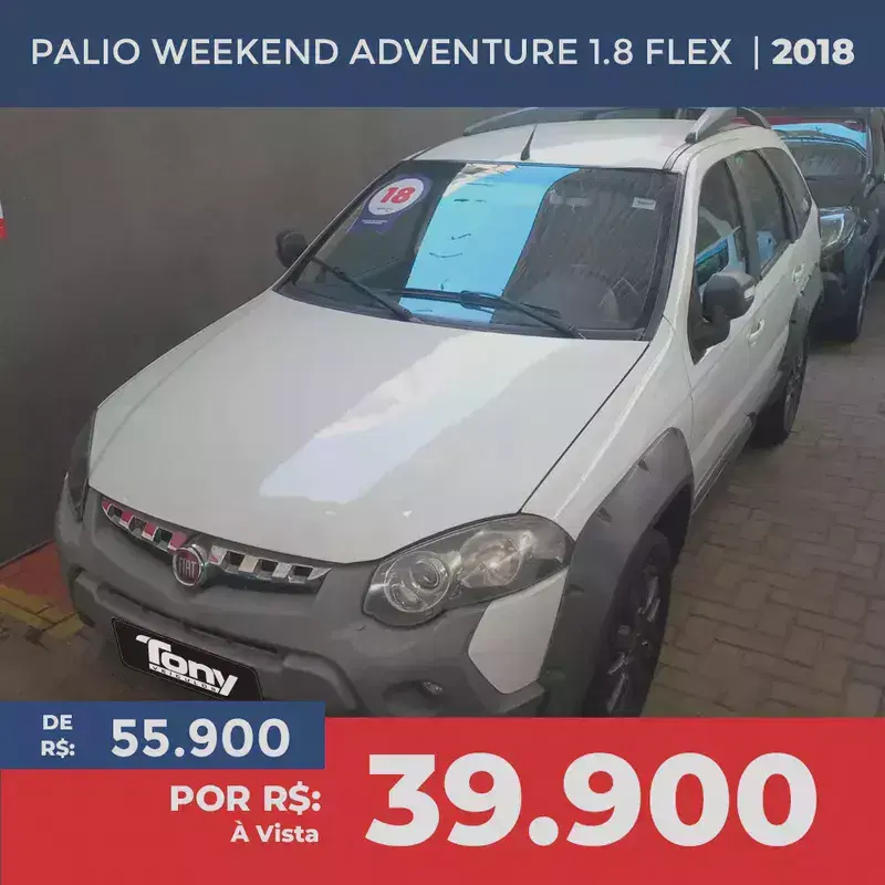 FIAT Palio - Palio Weekend Adventure LOCKER 1.8 Flex - 2018